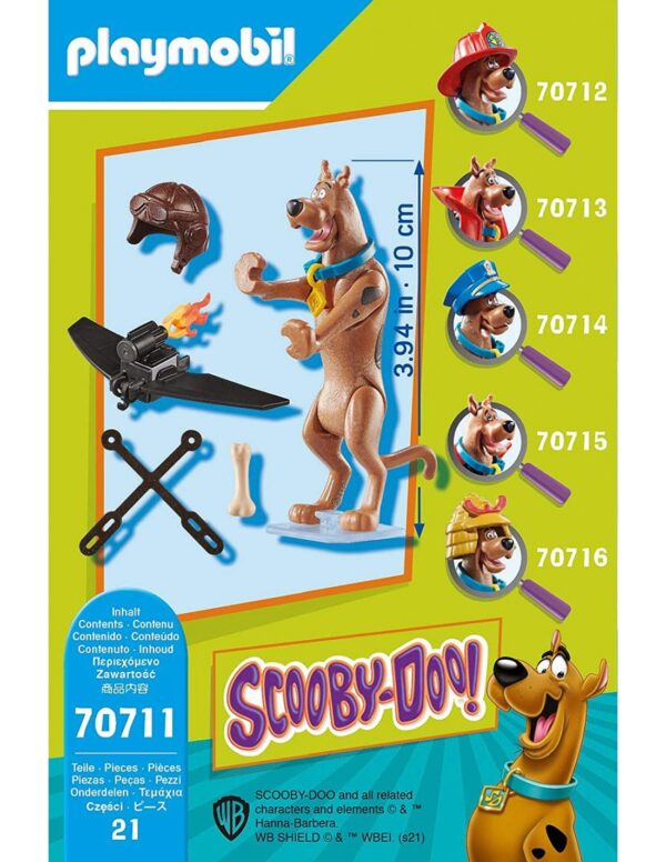 Playmobil Συλλεκτική Φιγούρα Scooby Πιλότος 70711