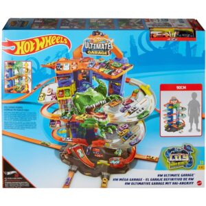 Mattel Hot Wheels Γκαράζ Με Ρομποδεινόσαυρο GJL14