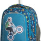 Polo Bike Kid Σχολική Τσάντα Τρόλευ Δημοτικού σε Μπλε χρώμα Μ37 x Π23 x Υ42cm