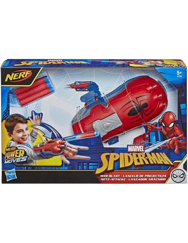 Hasbro Nerf Power Moves Marvel Spider-Man Web Blast Web Shooter Εκτοξευτής E7328