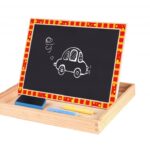 Tooky Toy Ξύλινος Μαγνητικός Πίνακας Φάρμα Διπλής Όψης (TKF014)