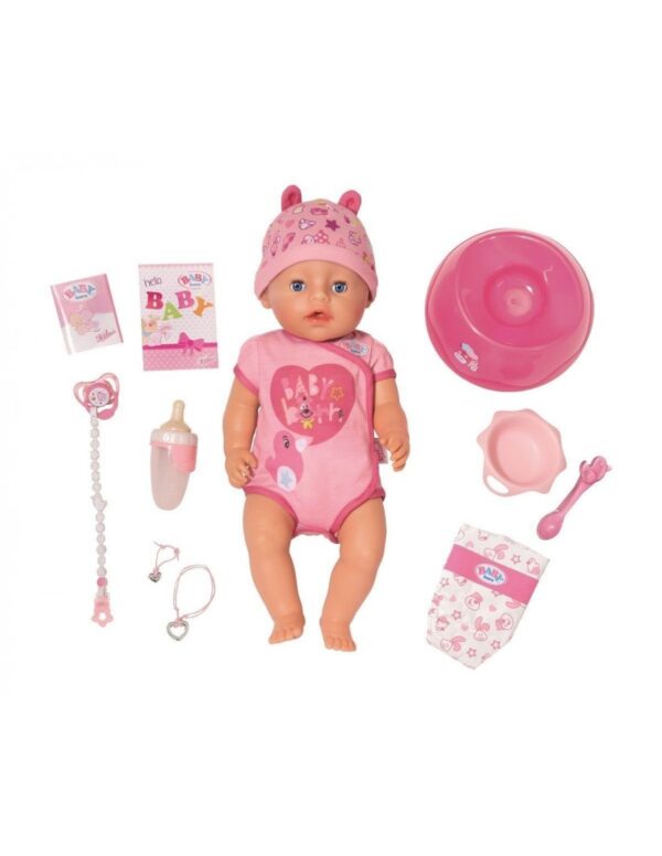 Zapf Creation Κούκλα Με Αξεσουάρ Baby Born Απαλό Δέρμα (ZF824368)