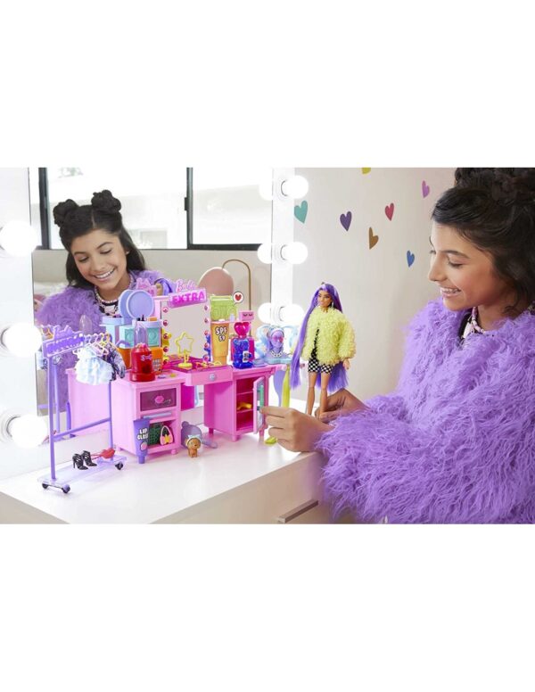 Barbie Extra Στούντιο Ομορφιάς Σετ Με Κούκλα (GYJ70)