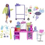 Barbie Extra Στούντιο Ομορφιάς Σετ Με Κούκλα (GYJ70)