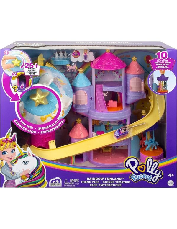Mattel Polly Pocket Λούνα Πάρκ Ουράνιο Τόξο GYK44