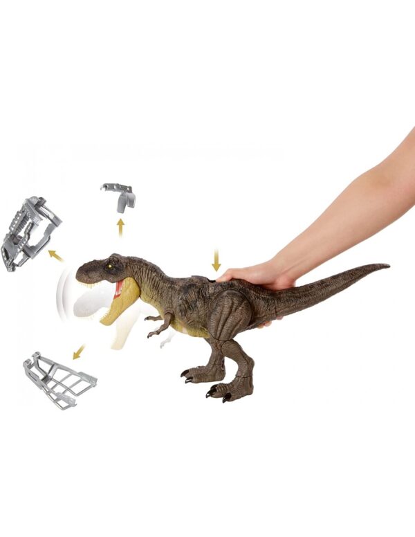 Mattel Jurassic World Δεινόσαυρος T-Rex που Περπατάει και Απελευθερώνεται GWD67