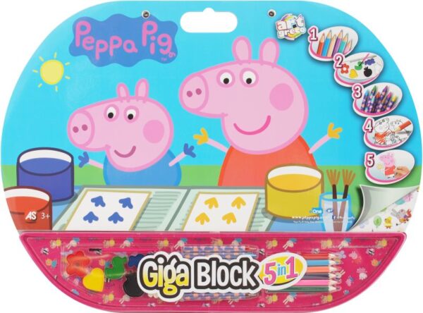 Peppa 5 In 1 Σετ Ζωγραφικής (1023-62714)