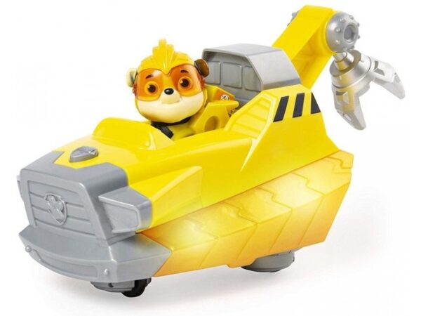 Spin Master Paw Patrol: Mighty Pups Charged Up - Rubble Deluxe Vehicle (20121274)