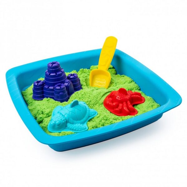 Spin Master Kinetic Sand - Green Sandbox Set (20106637)