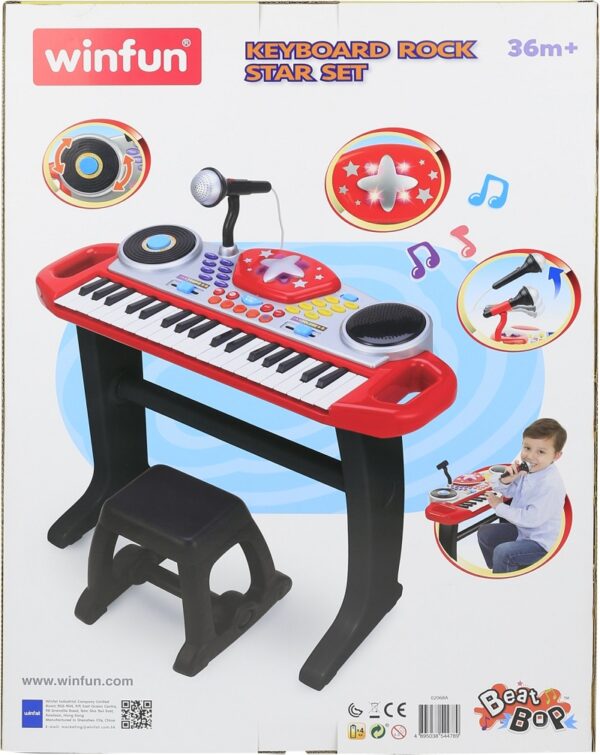 Αρμόνιο Σετ Keyboard Rock Star Set (2068A-NL)