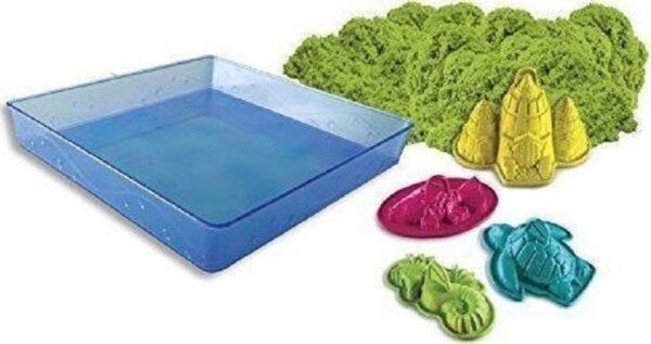 Spin Master Kinetic Sand - Green Sandbox Set (20106637)