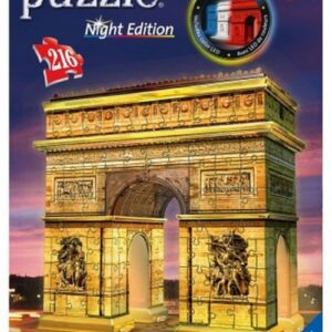 Ravensburger Παζλ 3D Η Αψίδα Του Θριάμβου Νυχτερινή Έκδοση-216τμχ (12522)