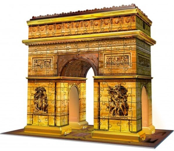 Ravensburger Παζλ 3D Η Αψίδα Του Θριάμβου Νυχτερινή Έκδοση-216τμχ (12522)