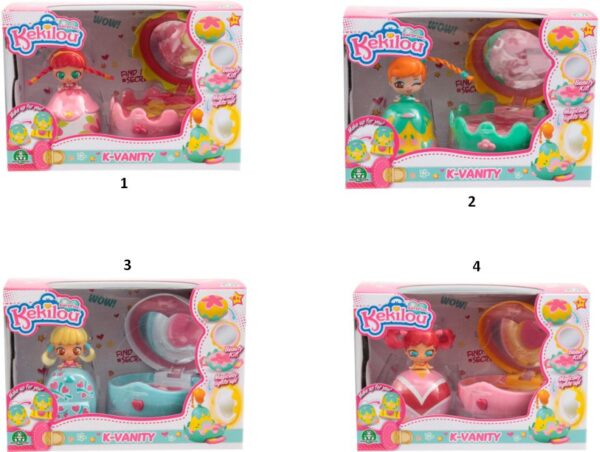 Giochi Preziosi Kekilou Mini Σετ Παιχνιδιού 4 Σχέδια (KKL02000)