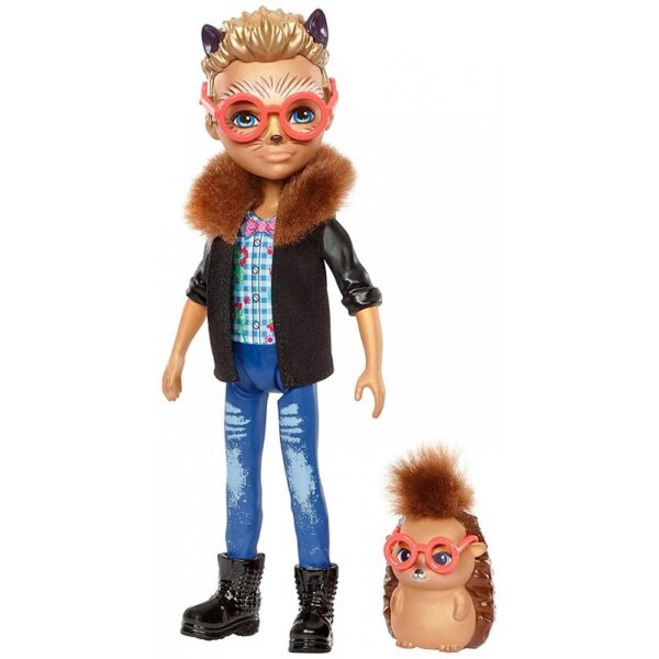 Mattel Enchantimals Χίξμπι Σκατζόχοιρος Κούκλα & Ζωάκι Φιλαράκι FNH22 / FJJ22
