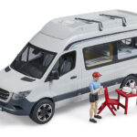 Φορτηγάκι Mercedes Benz sprinter camper με οδηγό και εξοπλισμό (BR002672)
