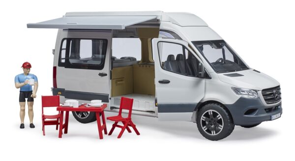 Φορτηγάκι Mercedes Benz sprinter camper με οδηγό και εξοπλισμό (BR002672)