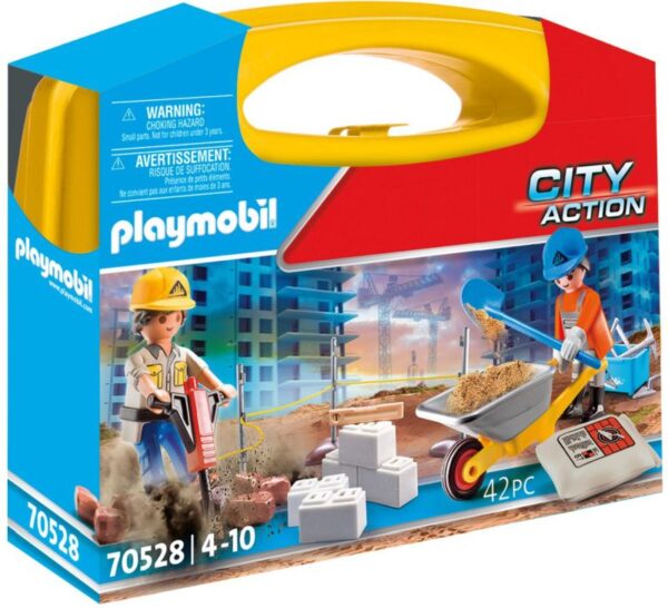 Playmobil Maxi Βαλιτσάκι Τεχνικά Έργα (70528)