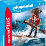 Playmobil Special Plus Πειρατής Με Σχεδία Και Σφυροκέφαλος Καρχαρίας (70598)
