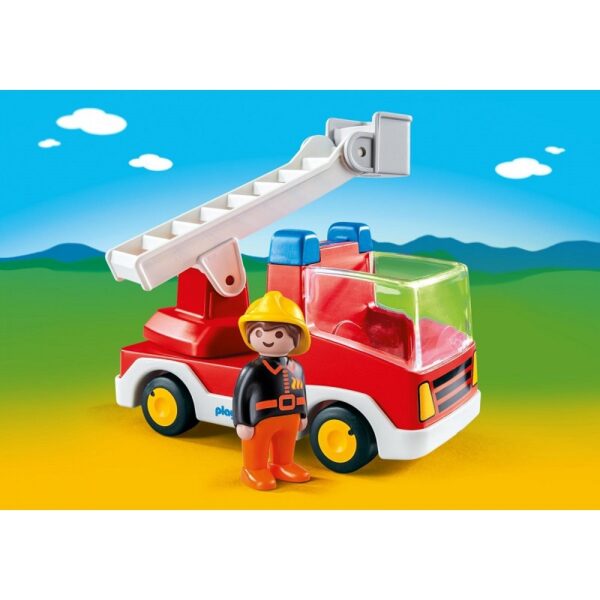 PLAYMOBIL ΠΥΡΟΣΒΕΣΤΗΣ ΜΕ ΚΛΙΜΑΚΟΦΟΡΟ ΟΧΗΜΑ (6967)