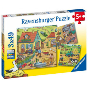 Ravensburger Παζλ 3x49 τμχ. Στη Φάρμα 05078