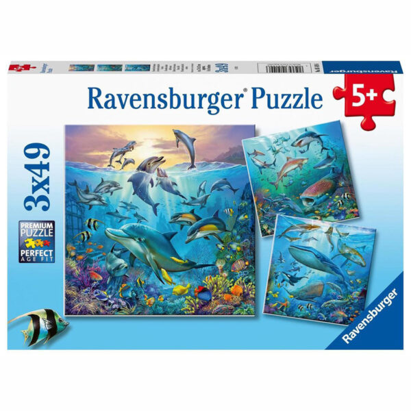 Ravensburger Παζλ 3x49 τμχ Στον Ωκεανό 05149