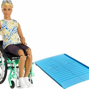 Mattel Barbie Ken Doll - Fashionistas No.167 - Κούκλα Με Αναπηρικό Καροτσάκι (gwx93)
