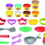 Hasbro Play-Doh Πλαστελίνη – Παιχνίδι Kitchen Creations Flip’ n’ Pancakes για 3+ Ετών, 8τμχ
