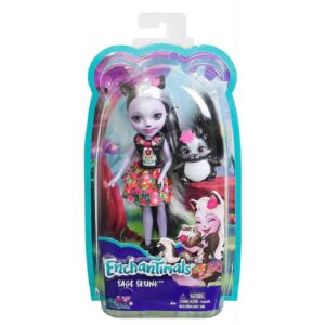Enchantimals Κούκλα Και Ζωάκι Sage Skunk And Caper (DVH87 / DYC75)