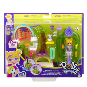 Mattel Polly Pocket Κούκλα Με Ρούχα Και Αξεσουάρ Κολύμβησης & Αθλησης (HDW60-HDW61)