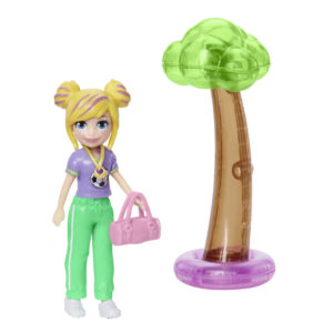 Mattel Polly Pocket Κούκλα Με Ρούχα Και Αξεσουάρ Κολύμβησης & Αθλησης (HDW60-HDW61)