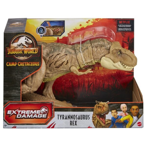 JURASSIC WORLD - EXTREME DAMAGE TYRANNOSAURUS REX (GWN26)