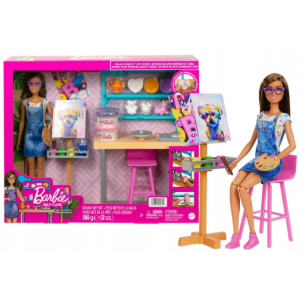 Barbie Στούντιο Ζωγραφικής (HCM85) Barbie Στούντιο Ζωγραφικής (HCM85)