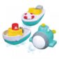 Bburago Junior Splash 'N Play Jr Captain's υποβρύχιο- ταχύπλοο σκάφος και ένα ρυμουλκό πλοίο σετ για δώρο 3τμχ 16-89009