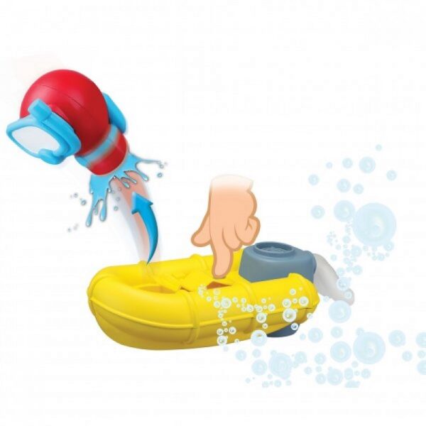 Bburago Junior Splash 'N Play ρυμουλκό πλοίο με σχεδία διάσωσης 16-89014