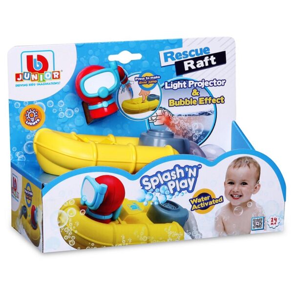 Bburago Junior Splash 'N Play ρυμουλκό πλοίο με σχεδία διάσωσης 16-89014
