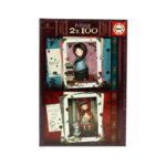 REMOUNDO EDUCA ΠΑΖΛ 2X100 ΤΕΜ GORJUSS RAPUNZEL & LITTLE RED RIDING HOOD