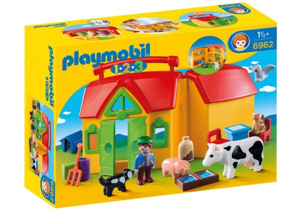 Playmobil 1·2·3 Φάρμα Βαλιτσάκι 6962