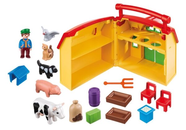 Playmobil 1·2·3 Φάρμα Βαλιτσάκι 6962