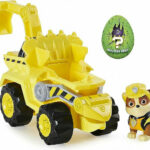 Spin Master Παιχνίδι Μινιατούρα Paw Patrol Rubble Deluxe Vehicle για 3+ Ετών