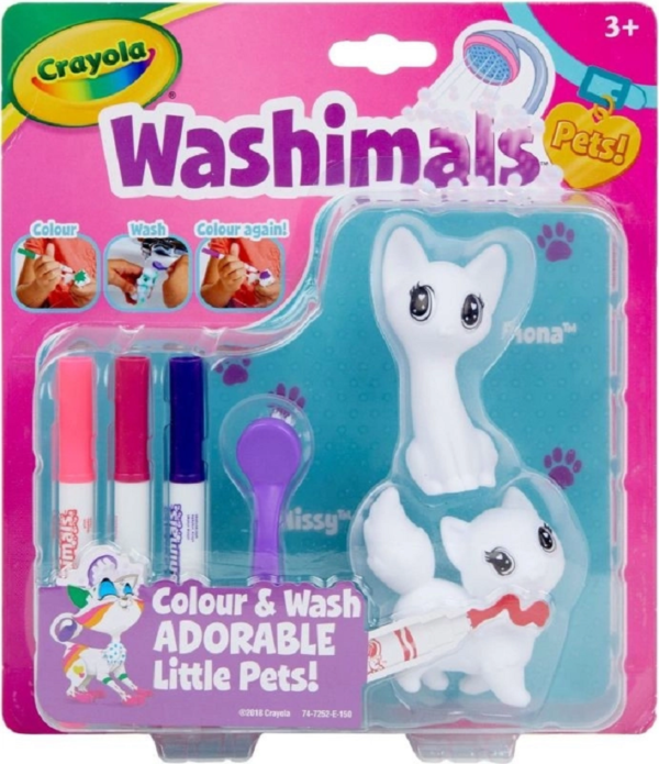 Crayola Washimals Σετ Γατάκια (74-7253-E-001)