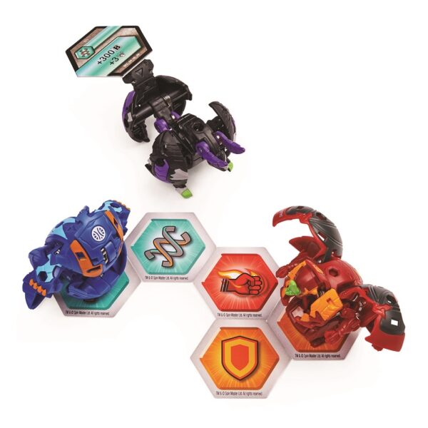Spin Master Bakugan Geogan Rising: Toronoid Ultra, Behemos Ninjiton Starter Pack (20135562)