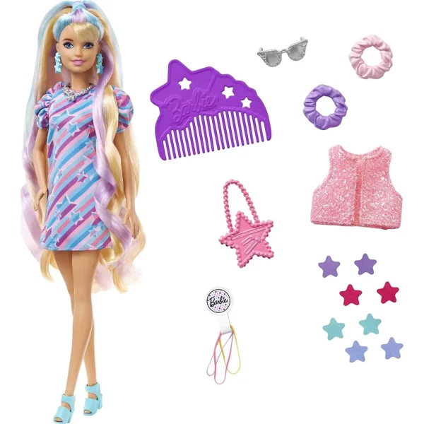 Barbie Totally Hair - Stars (HCM88) Barbie Totally Hair - Stars (HCM88)