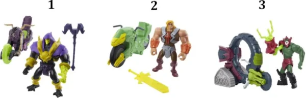 Mattel He-Man Animation Φιγούρα & Όχημα (HBL74)