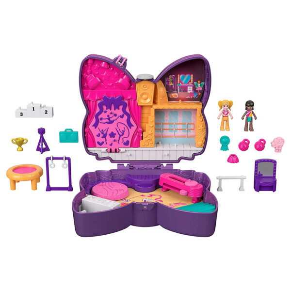 Mattel Polly Pocket Ο Κόσμος Της Polly Σετάκια – Sparkle Stage Bow (FRY35 / HCG17)