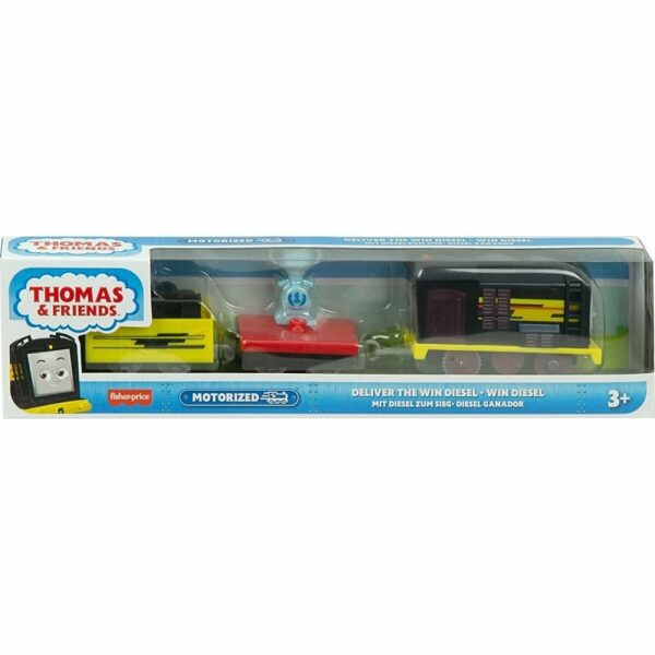 FISHER PRICE - THOMAS & FRIENDS ΜΗΧΑΝΟΚΙΝΗΤΑ ΤΡΕΝΑ ΜΕ 2 ΒΑΓΟΝΙΑ 3 ΣΧΕΔΙΑ (HFX97)
