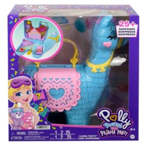 Mattel Παιχνίδι Μινιατούρα Polly Pocket Pajama Party Llama για 4+ Ετών