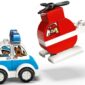 Lego Duplo: Fire Helicopter Police Car για 1.5+ ετών