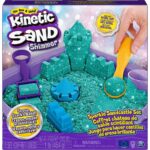 Spin Master Παιχνίδι Κατασκευών με Άμμο Kinetic Sand Sparkle Sandcastle Set Green για Παιδιά 3+ Ετών