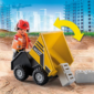 Playmobil City Life Construction Site with Flatbed Truck για 4-10 ετών